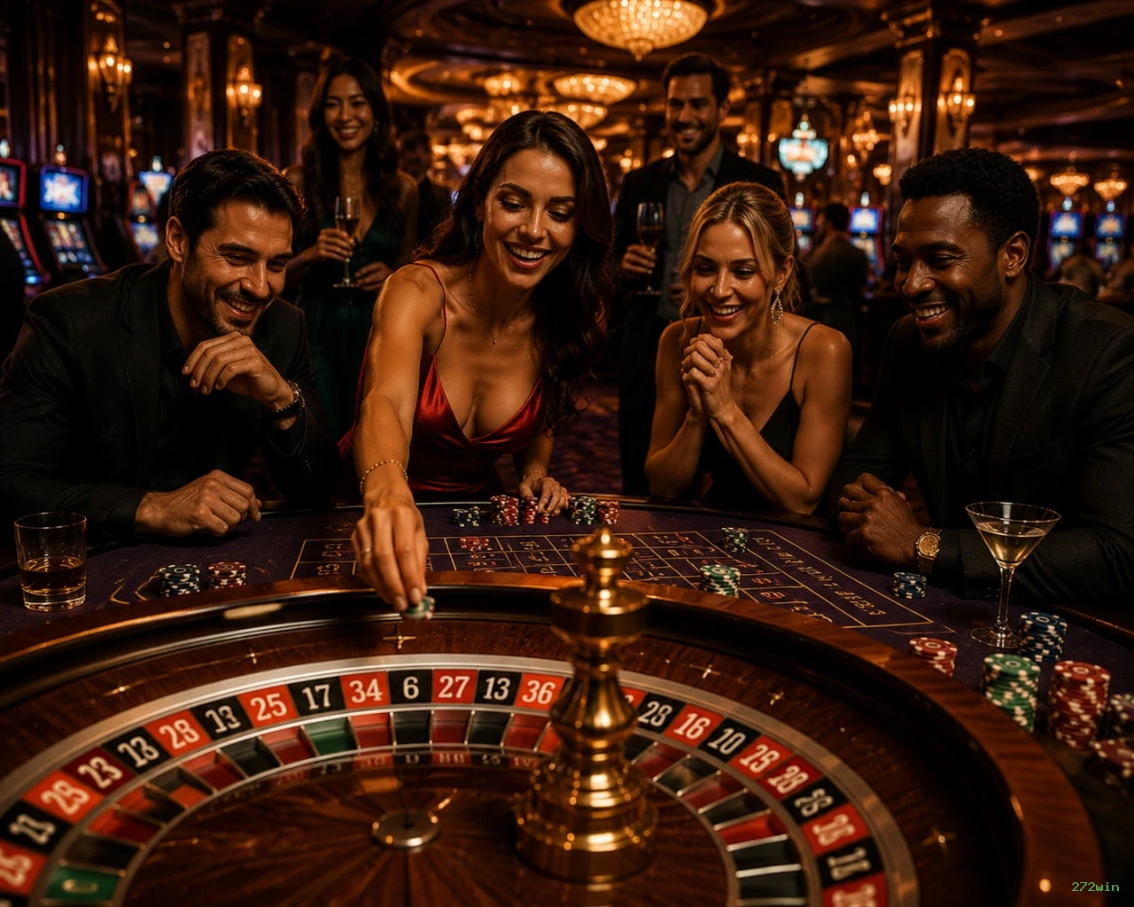 Cassino ao vivo da 272win com dealers reais